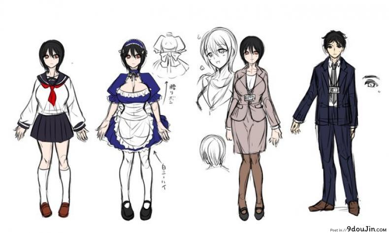 อ่านโดจิน สลับร่างคอสเพลย์ [Amuai Okashi Seisakusho (Matsuzono)] Costume Tengoku ~Shokuba no Kouhai to Irekawatte Kisekae Ningyou ni Sareru Boku~