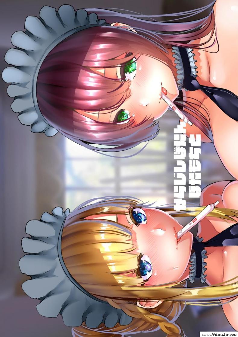 อ่านโดจิน เมดผู้ซื่อสัตย์ [Karazishibotan (Bota Mochito)] Deredere Maid to Tsuntsun Maid Shikotama Ecchi Lots Of Lewd Loving With Both My Warm And Cold Maids