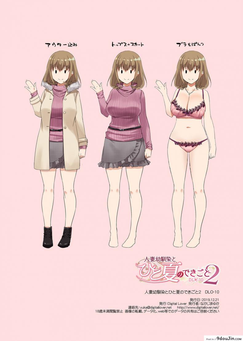 อ่านโดจิน ที่เดิมในหัวใจ [Digital Lover (Nakajima Yuka)] Hitozuma Osananajimi to Hitonatsu no Dekigoto DLO-07 - Part 1 ภาค 4