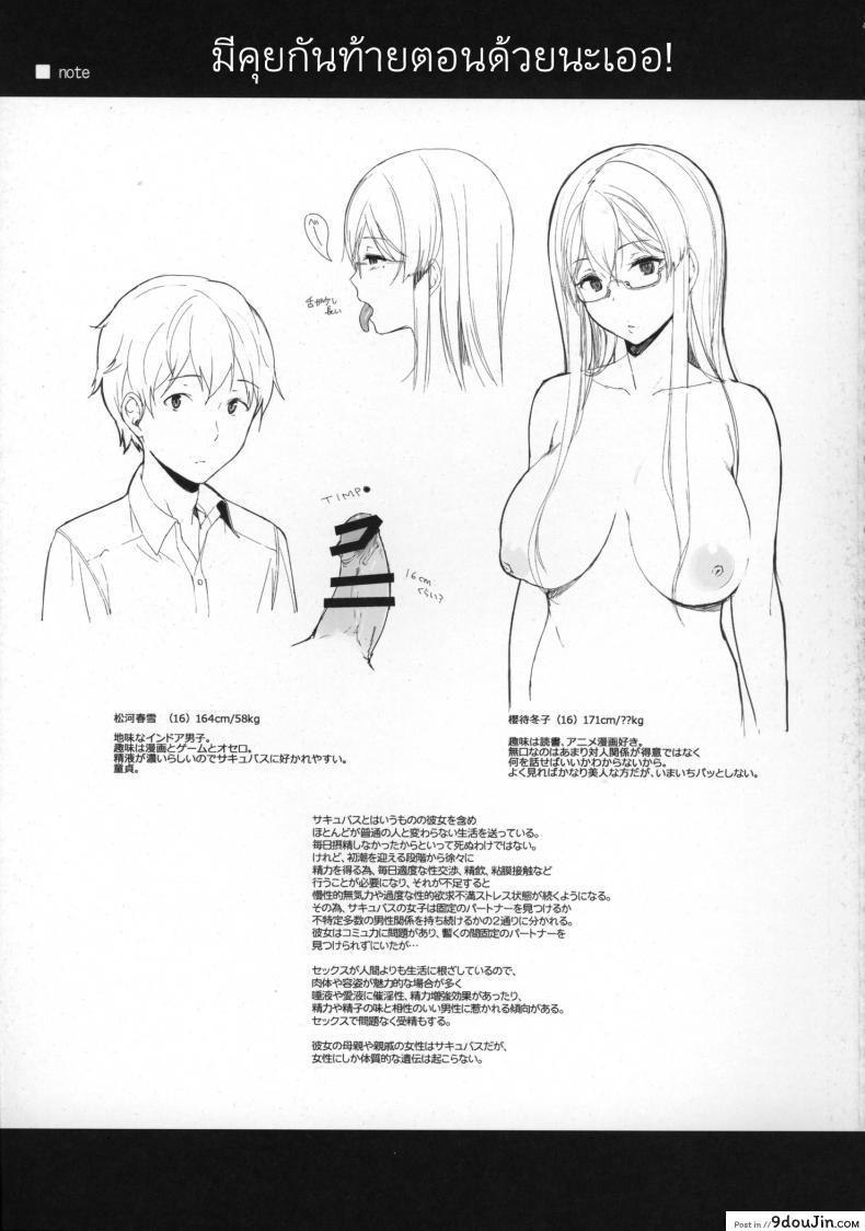 อ่านโดจิน อาหารของซัคคิวบัส [Sasamori Tomoe] Succubus Stayed Life ภาค 01