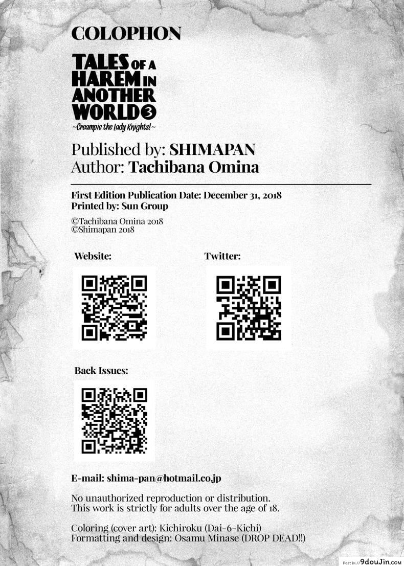 อ่านโดจิน ฮาเร็มต่างโลก [Tachibana Omina] Tales of a Harem in Another World Vol.1 ภาค 3