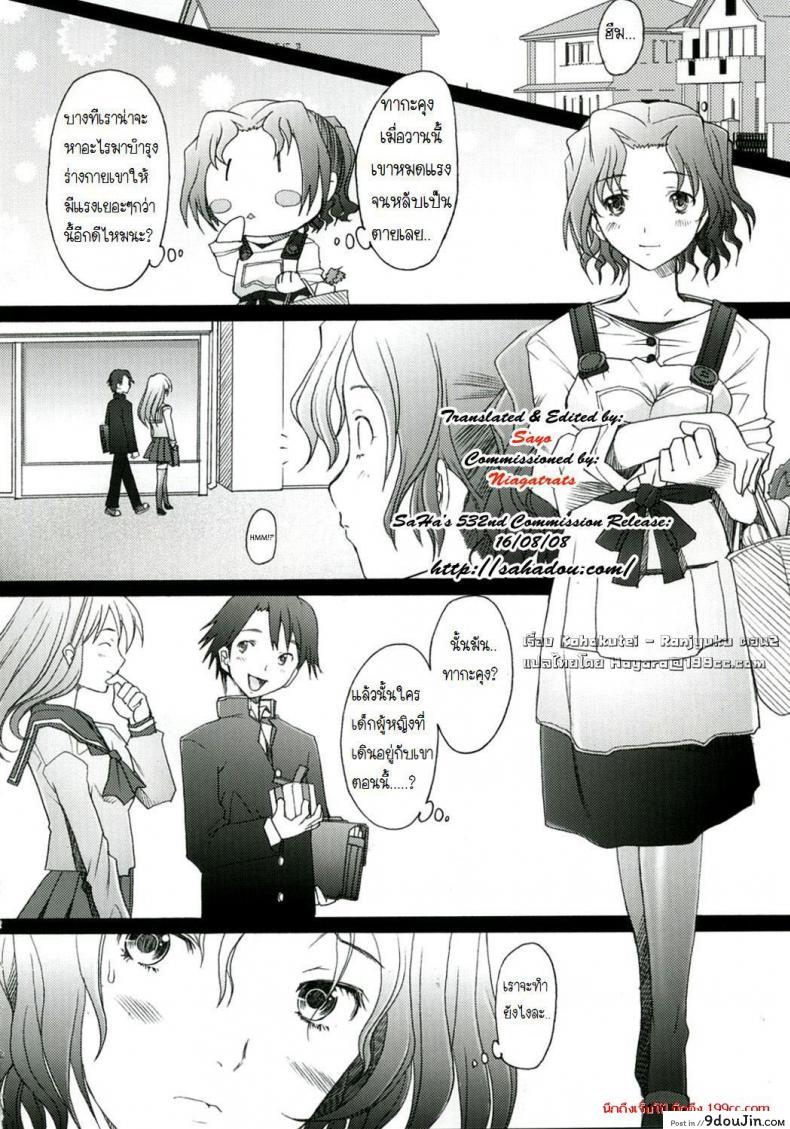อ่านโดจิน พิศวาทรัก แม่บ้าน [Sakai Hamachi] Ranjuku Toppatsu Bangai Hon ภาค 2