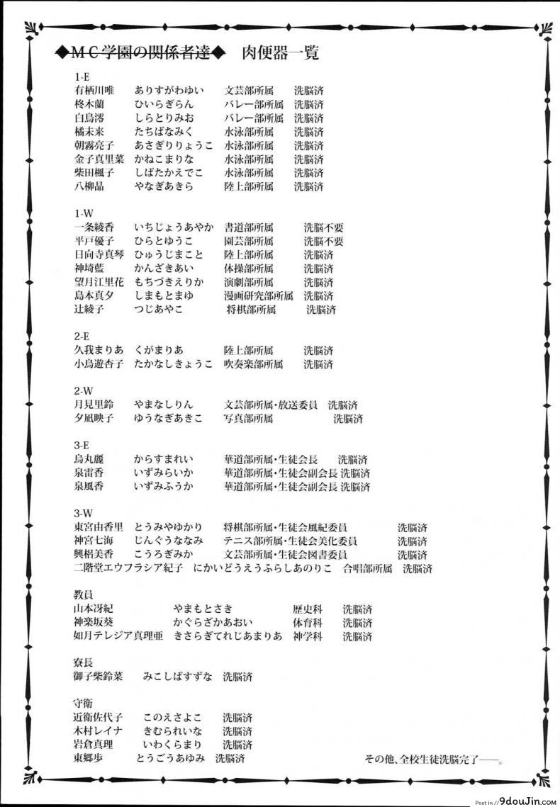 อ่านโดจิน โรงเรียนสะกดจิต (COMIC1☆4) [Alice no Takarabako (Mizuryu Kei)] MC Gakuen Ichi Jigenme | MC High First Period ภาค 8