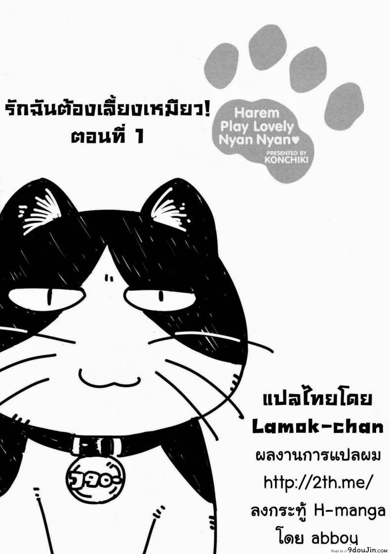 รักฉันต้องเลี้ยงเหมียว [Konchiki] Oidemase Nyan Nyan Ch.3, นายโดจิน โดจินแปลไทย
