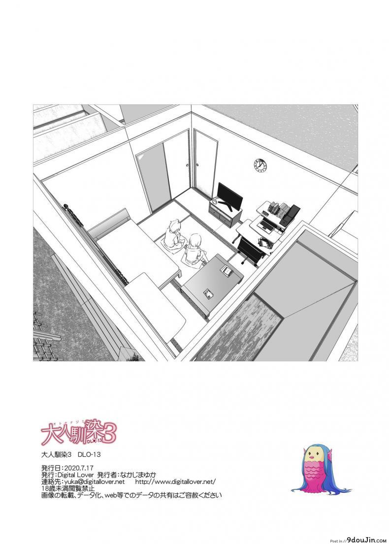 อ่านโดจิน คุณเพื่อนสาวน่ารักใสๆ ใจกล้าไม่เบาเลย [Digital Lover (Nakajima Yuka)] DLO-09 Otonanajimi