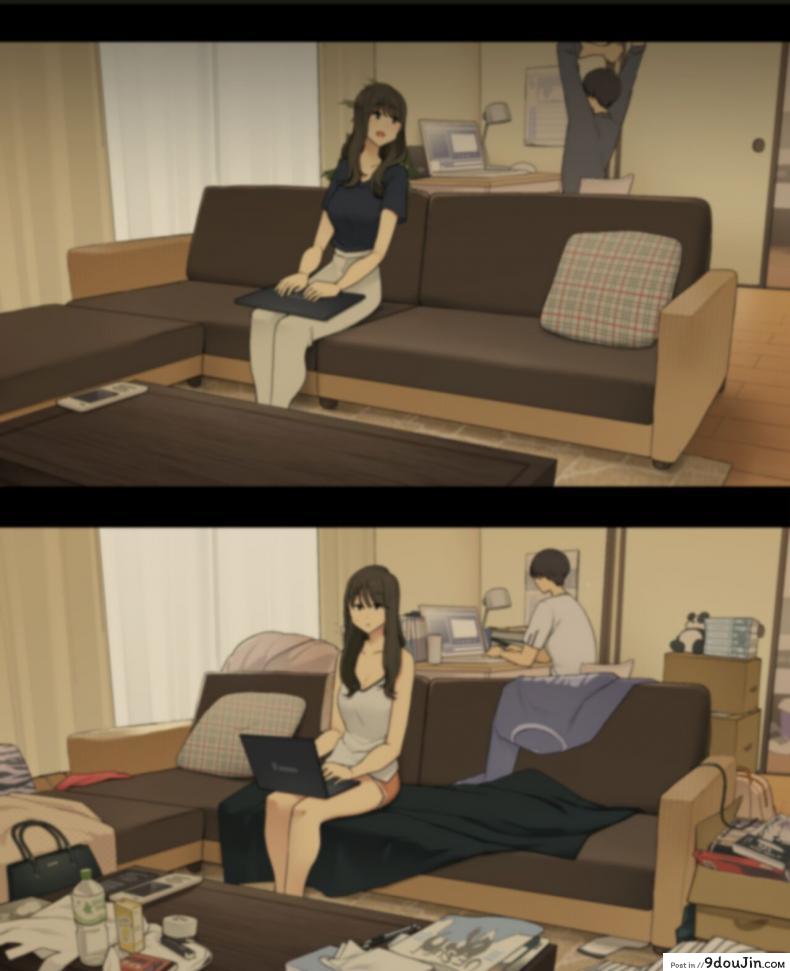เป็นแบบนี้กันหรือปาว เริ่มคบเย็ดอย่างมันหลังคบ 1 ปีก็ยังเสียว wakamatsu Dousei Seikatsu Ikkagetsume to Ichinen Ato Asaokite Kara Shuushin Made No Hikaku a Day in the Life of a Couple Their First Month Living Together Vs One Year Later นายโดจิน โดจินแปลไทย