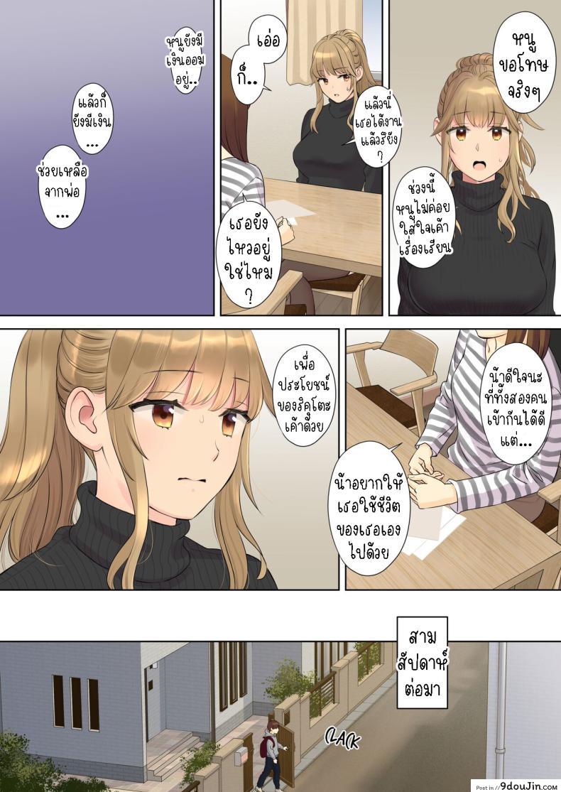 อ่านโดจิน เพิ่งรู้วันนี้พี่สาวของผมนั้นเป็นคนเงี่ยนมากกว่าที่คิดตอนที่ 3 [Oshima Aki] NEET Onee-chan to Boku ~ Seitsuu Mae kara Toshiue Itoko to Yari Makutteta Hanashi ~ Together with my NEET Cousin