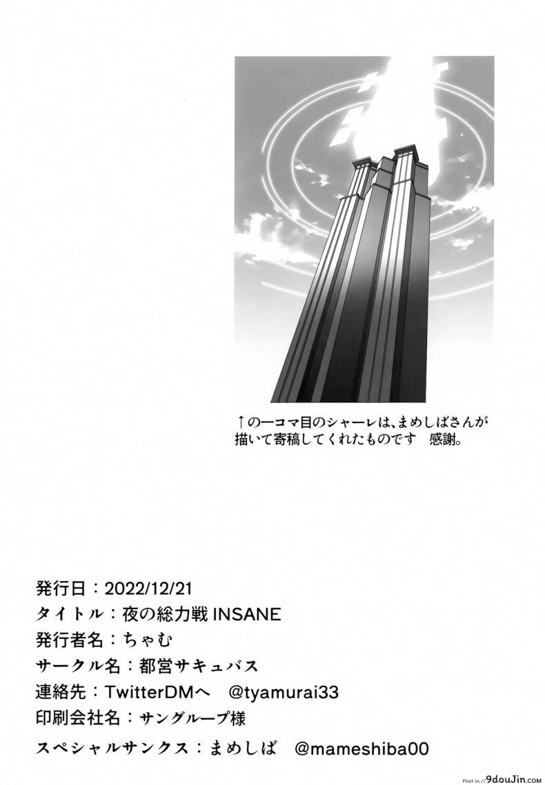 อ่านโดจิน สงครามรักยามราตรี ความปรารถนาอันบ้าคลั่ง (C101) [Toei Succubus (Chamu)] Yoru no Souryoku-sen INSANE