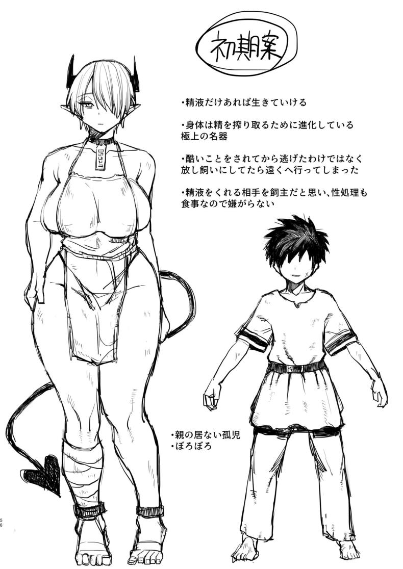 อ่านโดจิน ปีศาจสาวผู้ยั่วยวน จินตนาการอันเร่าร้อน [Kireinabuta (Butachang)] Kachiku Inma [Digital]