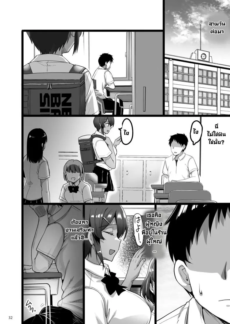 อ่านโดจิน เพื่อนสมัยเด็กของผมโตมาแล้วอย่างเอ็กเลย [65535th Avenue (Akahito)] Ecchi na Omise ni Ittara Osananajimi ga Detekita Hanashi - Sex Establishment Series