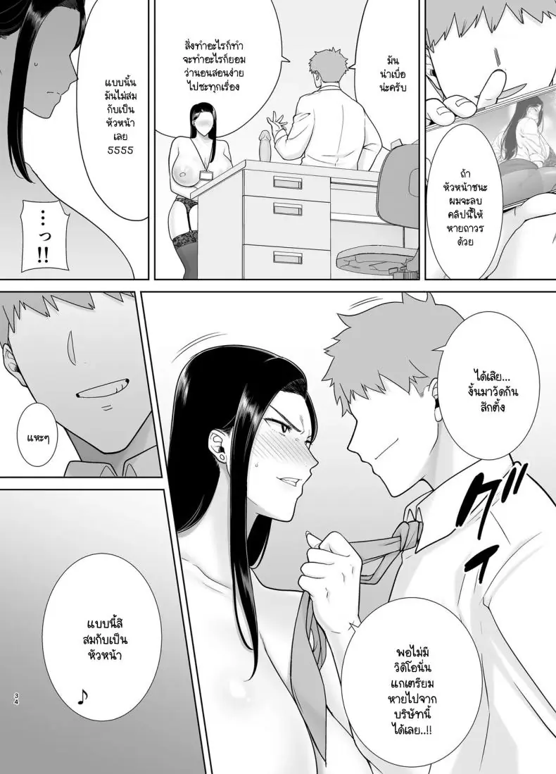 อ่านโดจิน หัวหน้าสาวออฟฟิศดุแค่ไหนก็แท้หำของผม ตอนที่ 2 [DOLL PLAY (Kurosu Gatari)] PowerHara Onna Joushi to Shachiku-kun