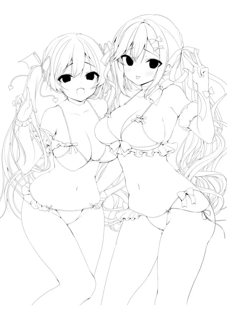 อ่านโดจิน สาวน้อยปีศาจกับเรื่องรวามชวนให้หลงรัก ตอนที่ 2 [Yamo7 (Ayuma Sayu)] Koakuma-chan no Kougeki!