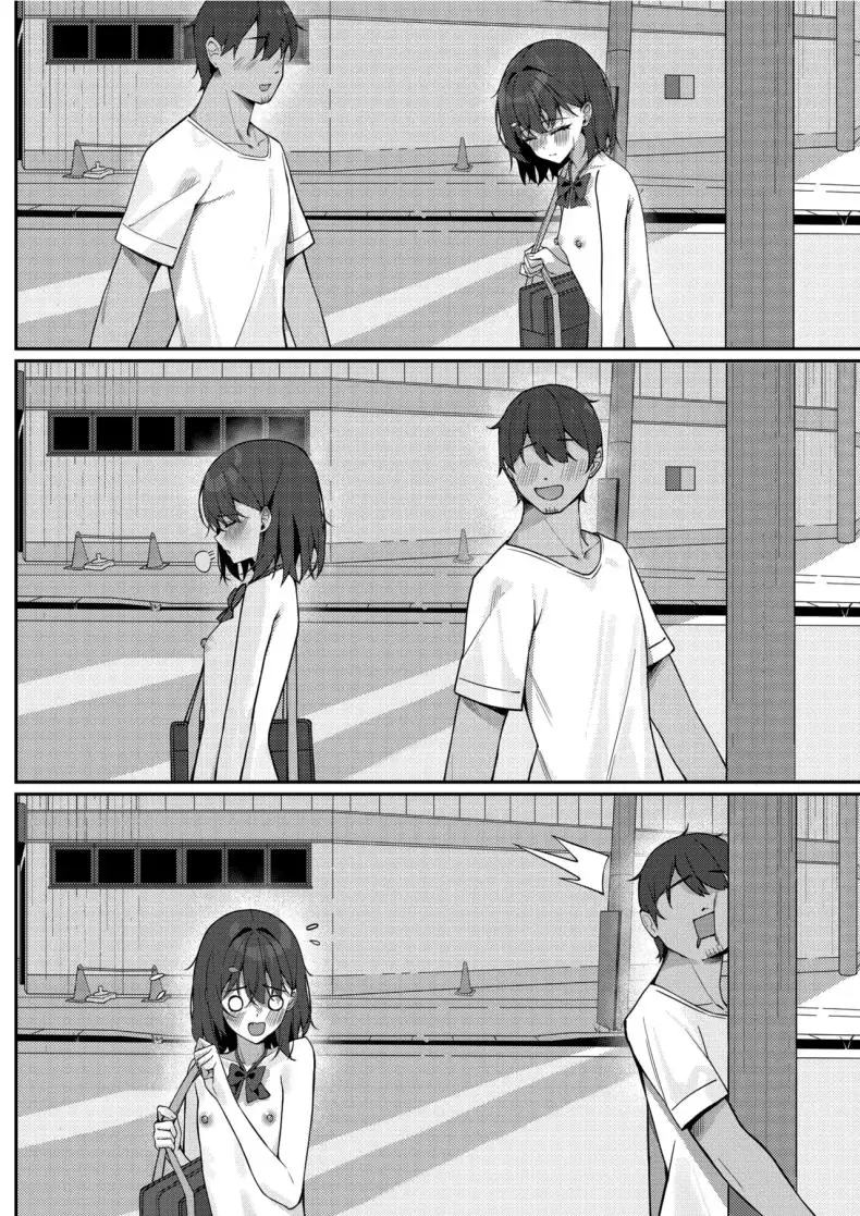 อ่านโดจิน การแก้ผ้าไปโรงเรียนของสาวน้อย ตอนที่ 1 [Saki Rinku] Kyou Kara Zenra Toukou Starting Today, I'll be Going to School Naked